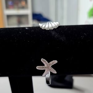 Silver Starfish Bracelet